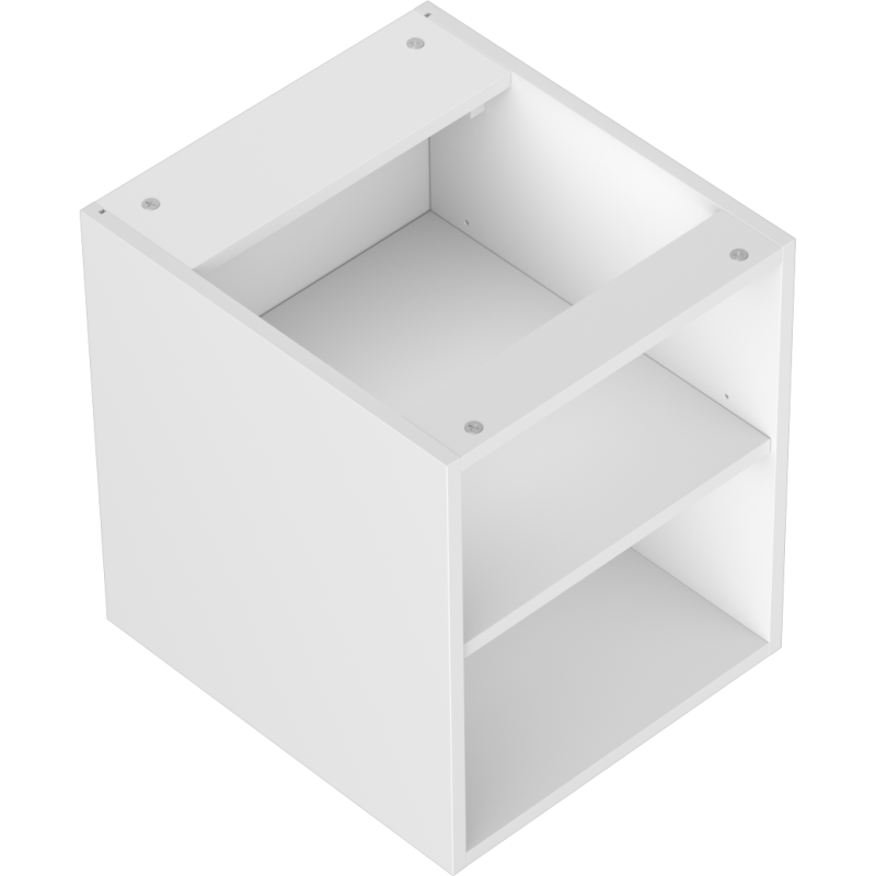 Mexen Box-A open cabinet with shelf 40 cm, white matte - 91AX2-0400-470-0-01