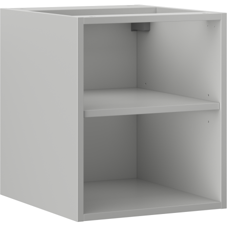 Mexen Box-A open cabinet with shelf 40 cm, matte gray - 91AX2-0400-470-0-62