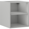 Mexen Box-A open cabinet with shelf 40 cm, matte gray - 91AX2-0400-470-0-62