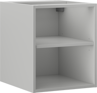 Mexen Box-A open cabinet with shelf 40 cm, matte grey - 91AX2-0400-470-0-62