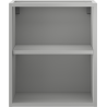 Mexen Box-A open cabinet with shelf 40 cm, matte gray - 91AX2-0400-470-0-62