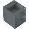 Mexen Box-A open cabinet with 40 cm shelf, matte graphite - 91AX2-0400-470-0-66