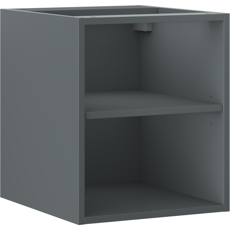 Mexen Box-A open cabinet with 40 cm shelf, matte graphite - 91AX2-0400-470-0-66