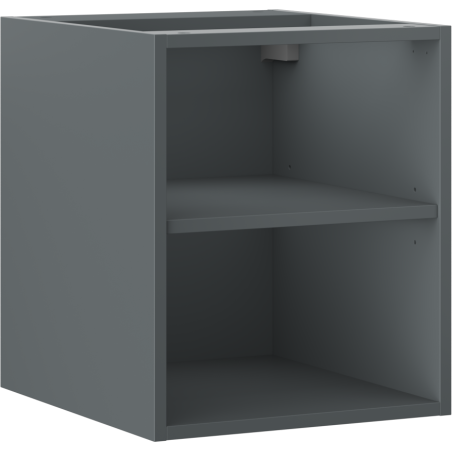 Mexen Box-A open cabinet with 40 cm shelf, matte graphite - 91AX2-0400-470-0-66