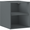 Mexen Box-A open cabinet with 40 cm shelf, matte graphite - 91AX2-0400-470-0-66