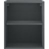 Mexen Box-A open cabinet with 40 cm shelf, matte graphite - 91AX2-0400-470-0-66