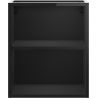 Mexen Box-A open cabinet with shelf 40 cm, black gloss - 91AX2-0400-470-0-70