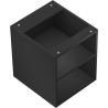 Mexen Box-A open cabinet with shelf 40 cm, black matte - 91AX2-0400-470-0-71