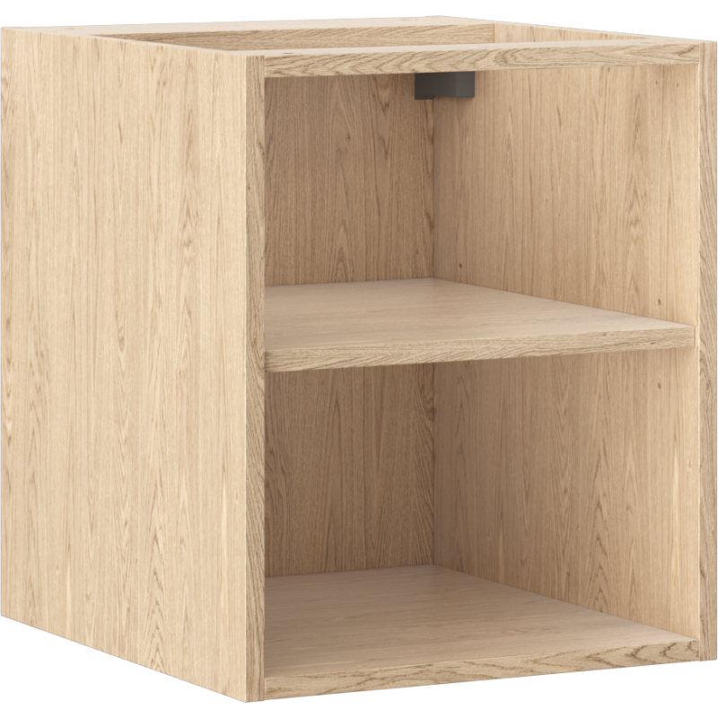 Mexen Box-A open cabinet with shelf 40 cm, oak - 91AX2-0400-470-0-81