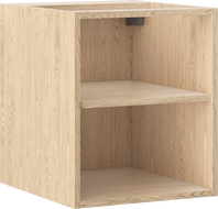 Mexen Box-A open cabinet with shelf 40 cm, oak - 91AX2-0400-470-0-81
