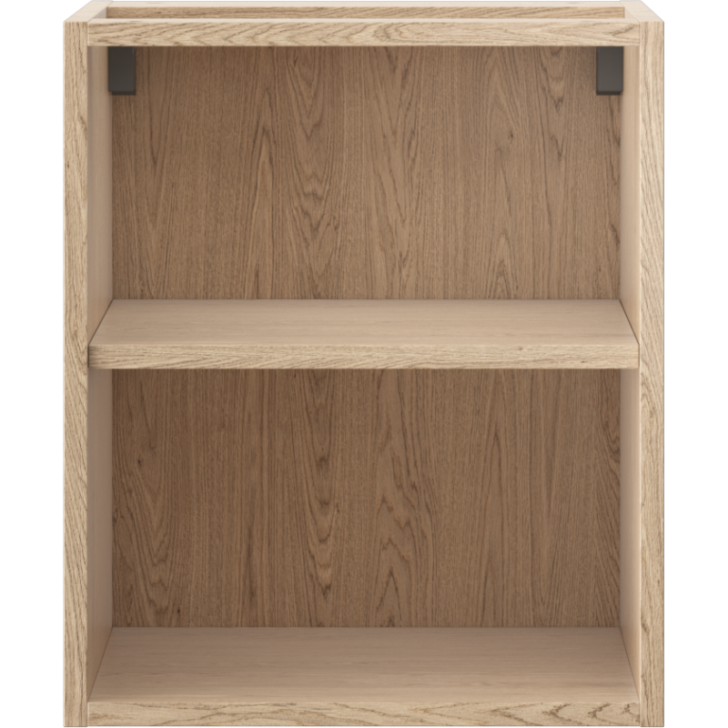 Mexen Box-A open cabinet with shelf 40 cm, oak - 91AX2-0400-470-0-81