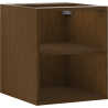 Mexen Box-A open cabinet with shelf 40 cm, walnut - 91AX2-0400-470-0-86