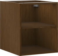 Mexen Box-A open cabinet with shelf 40 cm, walnut - 91AX2-0400-470-0-86