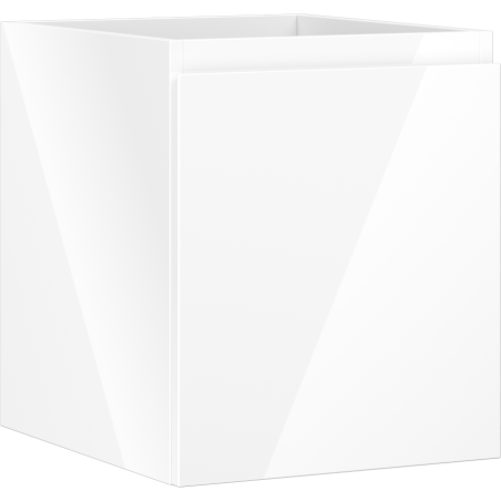 Mexen Orio bathroom cabinet 40 cm, 1 drawer, white gloss - 91A10-04047-1-BF00