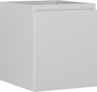Mexen Orio bathroom cabinet under sink 40 cm, 1 drawer, gray matte - 91A10-04047-1-BF62