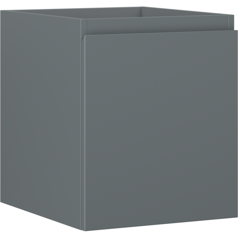 Mexen Orio bathroom cabinet for washbasin 40 cm, 1 drawer, matte graphite - 91A10-04047-1-BF66