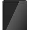 Mexen Orio bathroom cabinet under-sink 40 cm, 1 drawer, black gloss - 91A10-04047-1-BF70