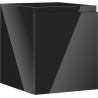 Mexen Orio bathroom cabinet for washbasin 40 cm, 1 drawer, black gloss - 91A10-04047-1-BF70