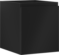Mexen Orio bathroom cabinet under-sink 40 cm, 1 drawer, black matte - 91A10-04047-1-BF71