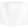 Mexen Orio bathroom cabinet for washbasin 45 cm, 1 drawer, white gloss - 91A10-04547-1-BF00