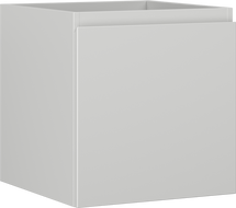 Mexen Orio bathroom vanity unit 45 cm, 1 drawer, matte gray - 91A10-04547-1-BF62