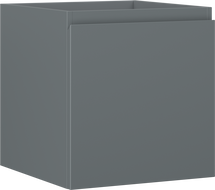 Mexen Orio bathroom cabinet under sink 45 cm, 1 drawer, matte graphite - 91A10-04547-1-BF66