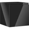 Mexen Orio bathroom vanity unit 45 cm, 1 drawer, black gloss - 91A10-04547-1-BF70