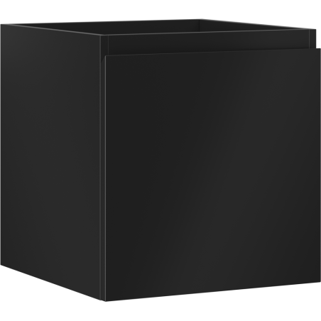 Mexen Orio bathroom cabinet for washbasin 45 cm, 1 drawer, black matte - 91A10-04547-1-BF71