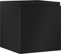 Mexen Orio bathroom cabinet for washbasin 45 cm, 1 drawer, black matte - 91A10-04547-1-BF71