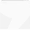 Mexen Orio bathroom cabinet under sink 50 cm, 1 drawer, white gloss - 91A10-05047-1-BF00