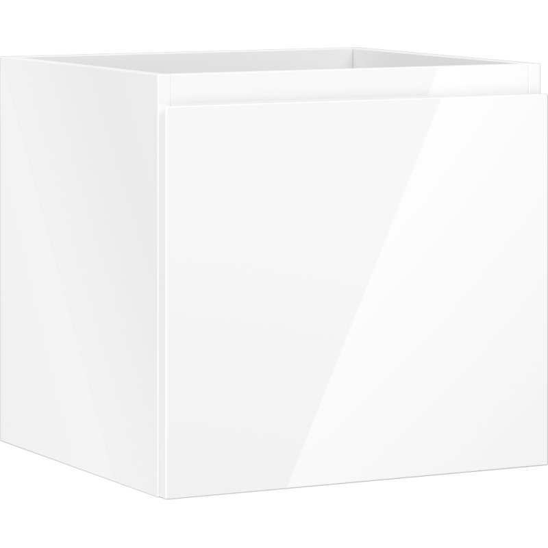 Mexen Orio bathroom cabinet under sink 50 cm, 1 drawer, white gloss - 91A10-05047-1-BF00