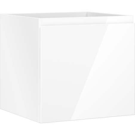 Mexen Orio 50 cm bathroom cabinet, 1 drawer, white gloss - 91A10-05047-1-BF00