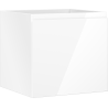 Mexen Orio 50 cm bathroom cabinet, 1 drawer, white gloss - 91A10-05047-1-BF00