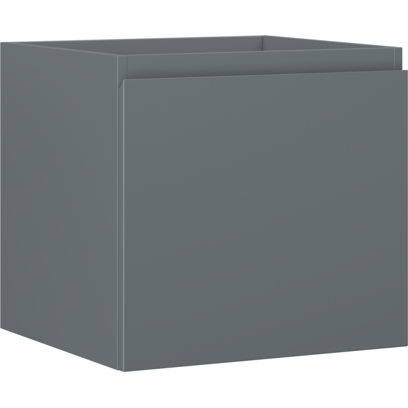 Mexen Orio bathroom cabinet under-sink 50 cm, 1 drawer, graphite matte - 91A10-05047-1-BF66