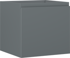 Mexen Orio bathroom cabinet under-sink 50 cm, 1 drawer, graphite matte - 91A10-05047-1-BF66