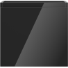 Mexen Orio bathroom cabinet under sink 50 cm, 1 drawer, black gloss - 91A10-05047-1-BF70