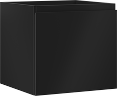 Mexen Orio bathroom cabinet under sink 50 cm, 1 drawer, black matte - 91A10-05047-1-BF71