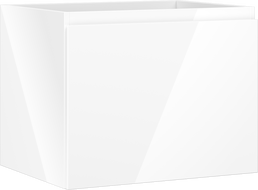 Mexen Orio bathroom cabinet under the sink 60 cm, 1 drawer, white gloss - 91A10-06047-1-BF00