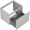 Mexen Orio bathroom cabinet under sink 60 cm, 1 drawer, gray matte - 91A10-06047-1-BF62