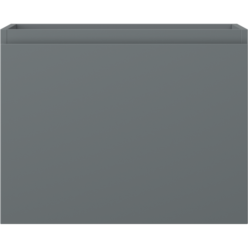 Mexen Orio bathroom vanity unit 60 cm, 1 drawer, matte graphite - 91A10-06047-1-BF66