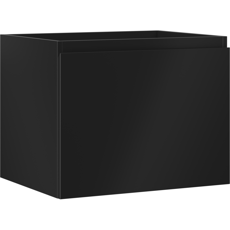 Mexen Orio bathroom cabinet under sink 60 cm, 1 drawer, black matte - 91A10-06047-1-BF71