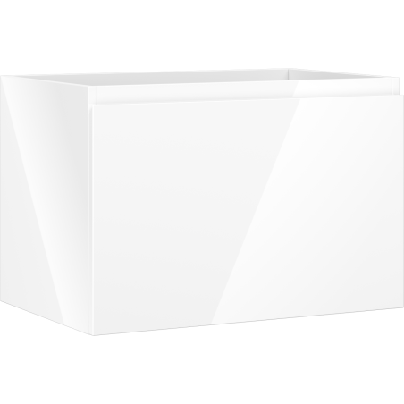 Mexen Orio bathroom cabinet under-sink 70 cm, 1 drawer, white gloss - 91A10-07047-1-BF00