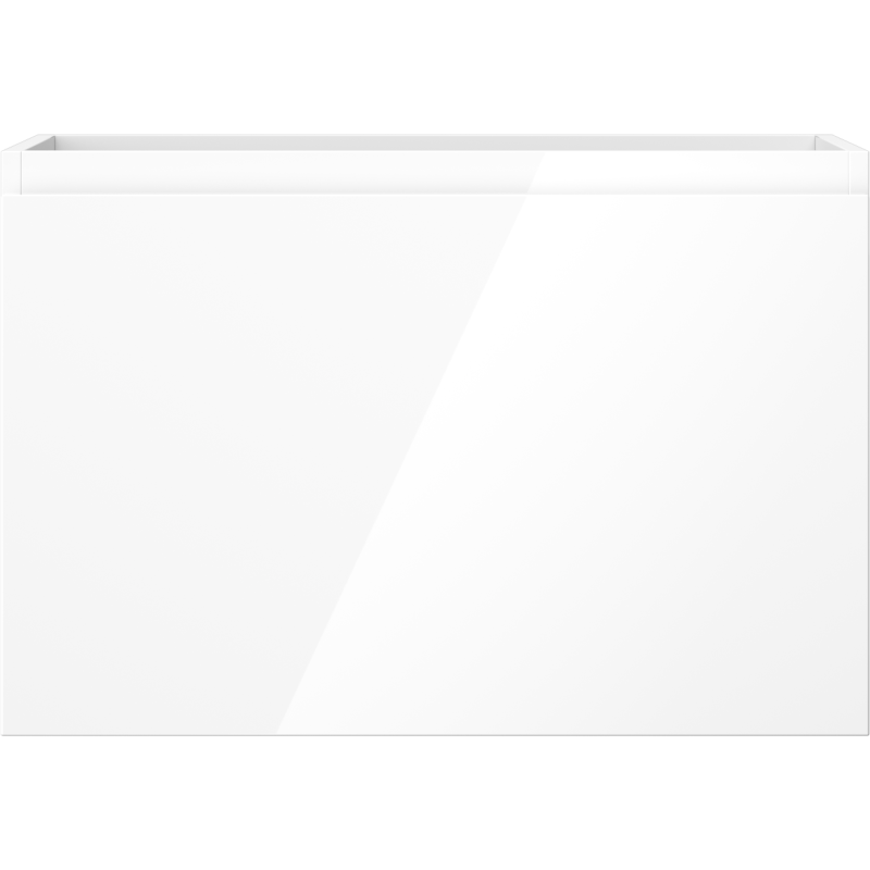 Mexen Orio bathroom cabinet under sink 70 cm, 1 drawer, white gloss - 91A10-07047-1-BF00