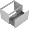 Mexen Orio bathroom cabinet under the sink 70 cm, 1 drawer, gray matte - 91A10-07047-1-BF62