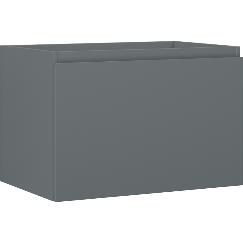 Mexen Orio bathroom cabinet under sink 70 cm, 1 drawer, matte graphite - 91A10-07047-1-BF66