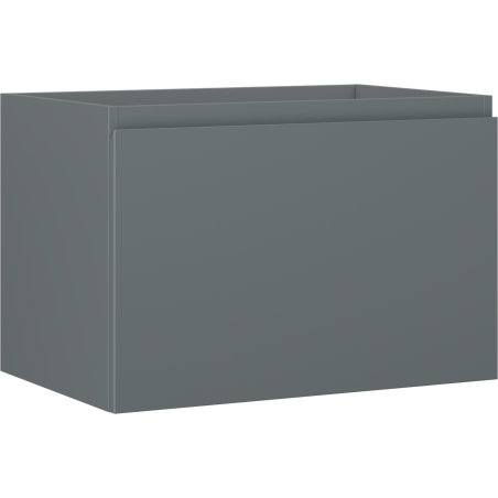 Mexen Orio bathroom vanity unit 70 cm, 1 drawer, matte graphite - 91A10-07047-1-BF66
