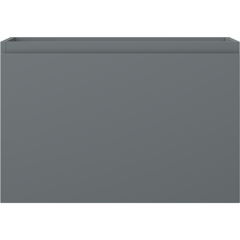 Mexen Orio bathroom vanity unit 70 cm, 1 drawer, matte graphite - 91A10-07047-1-BF66