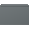 Mexen Orio bathroom cabinet under sink 70 cm, 1 drawer, matte graphite - 91A10-07047-1-BF66