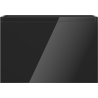 Mexen Orio bathroom vanity cabinet 70 cm, 1 drawer, black gloss - 91A10-07047-1-BF70