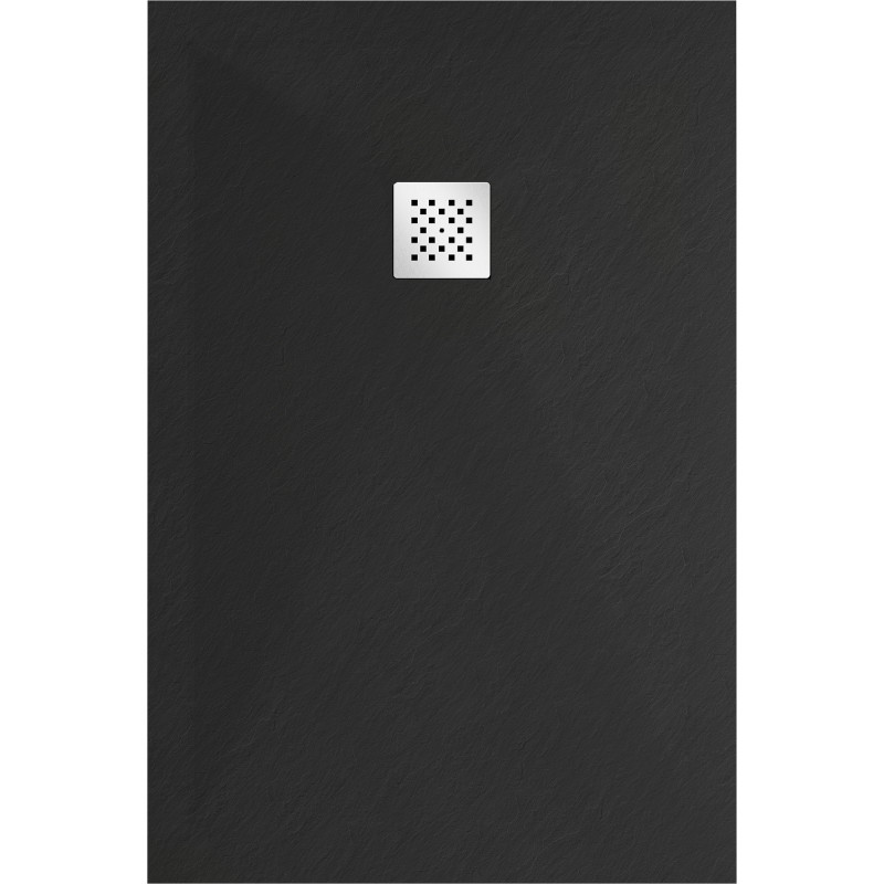 Mexen Stone+ composite rectangular shower tray 120 x 100 cm, black - 44701012
